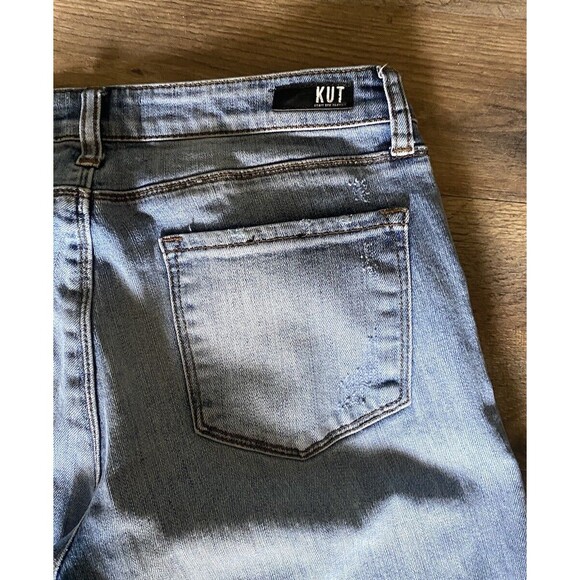 KUT FROM THE KLOTH REESE ANKLE STRAIGHT LEG JEANS WOMENS SIZE 6 - Picture 8 of 8